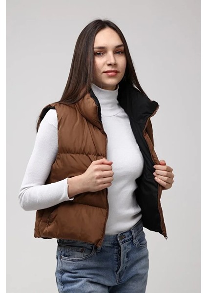 Kadın Bakır Şişme Yelek 5004