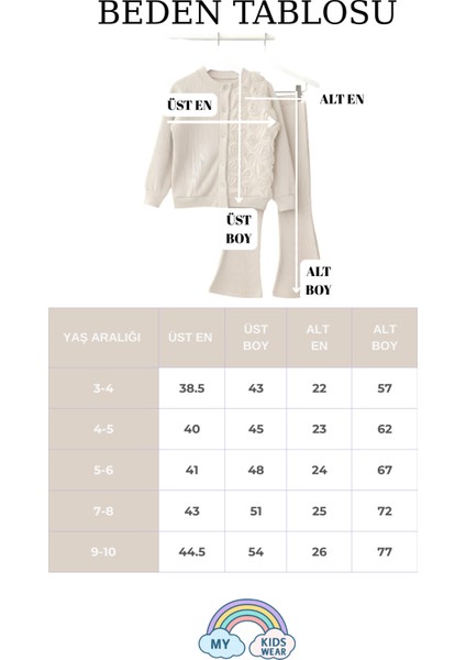 Kız Çocuk Tül Gül Aplikeli Triko Hırka Ikili Takım 3-10 Yaş 12302 modelleri
