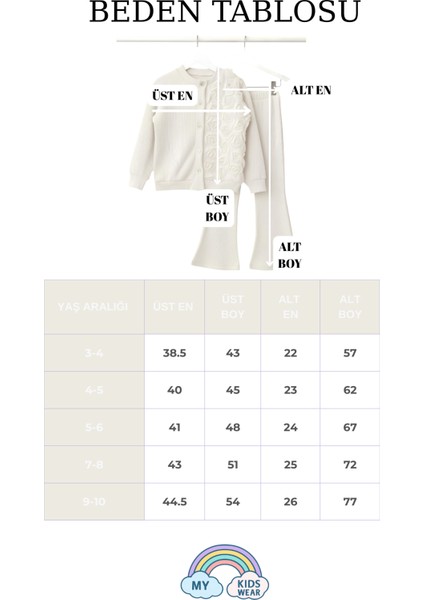 Kız Çocuk Tül Gül Aplikeli Triko Hırka Ikili Takım 3-10 Yaş 12303 modelleri