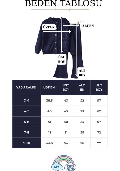 Kız Çocuk Tül Gül Aplikeli Triko Hırka Ikili Takım 3-10 Yaş 12300 modelleri