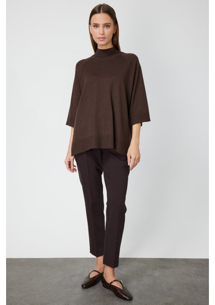 On Triko Arkası Düğmeli Truvakar Kol Kazak 65310 modelleri