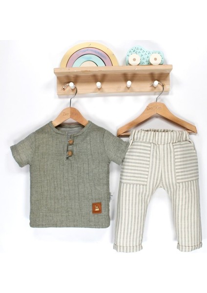 Pantolonu Çigili 2'li Takım