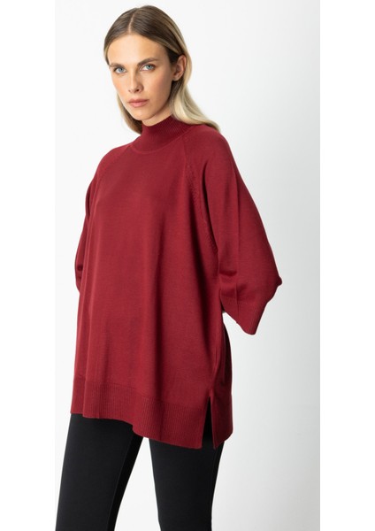 On Triko Arkası Düğmeli Truvakar Kol Kazak 65310 fiyatları