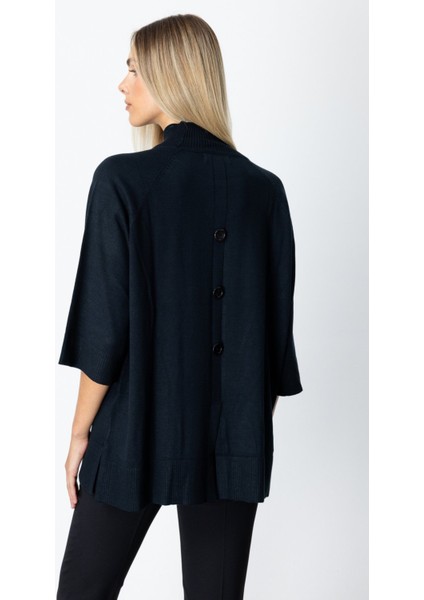 On Triko Arkası Düğmeli Truvakar Kol Kazak 65310 fırsatları