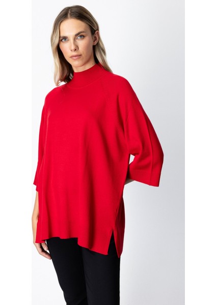 On Triko Arkası Düğmeli Truvakar Kol Kazak 65310 modelleri