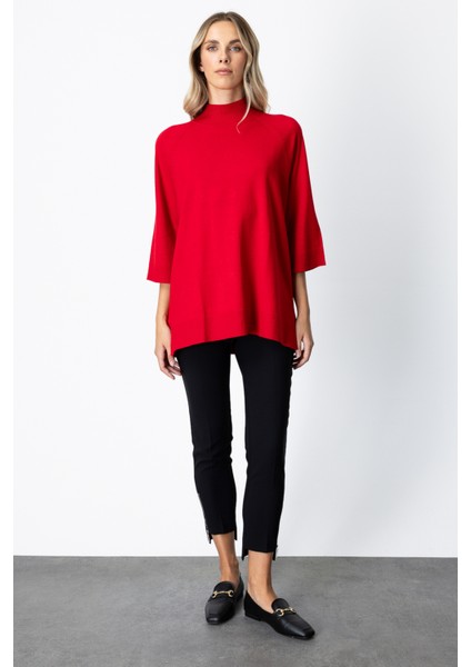 On Triko Arkası Düğmeli Truvakar Kol Kazak 65310 fırsatları