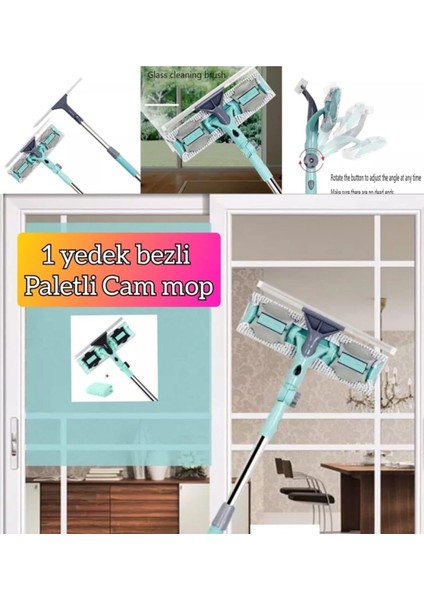 Mikrofiber Yedekli Teleskopik Camsil / Mop Paspas fiyatları