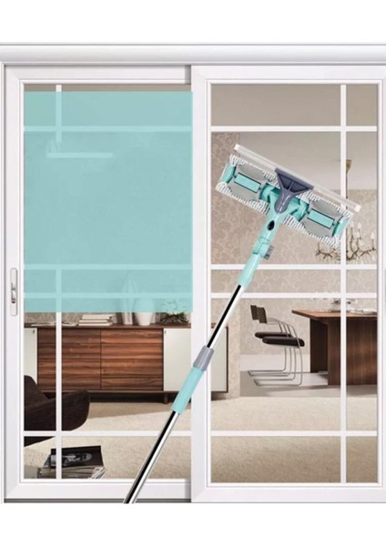 Mikrofiber Yedekli Teleskopik Camsil / Mop Paspas indirimleri