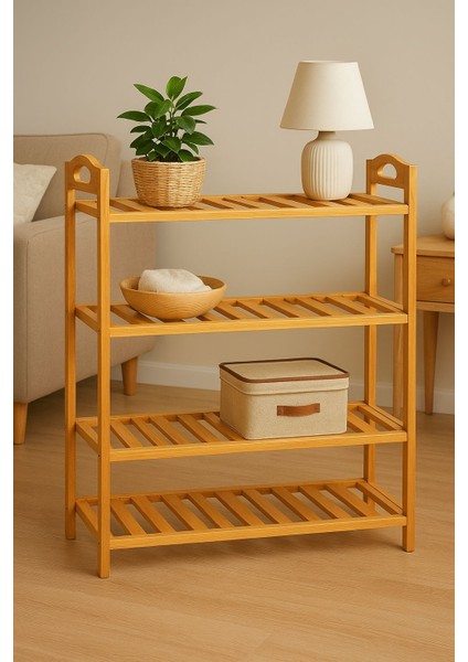 Bambu Ayakkabılık 4 Katlı