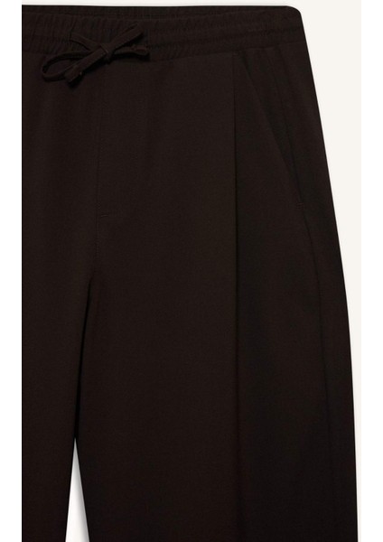 Barrel Fit Geniş Düz Paça Cepli Pantolon F7975AX25AU