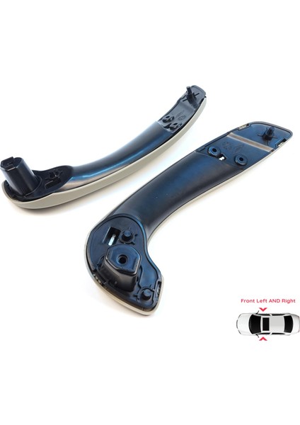 Renault Megane Mk3 Fluence 809600015R Için Ön Iç Kapı Çekme Kolçak Tutamak Takımı Bej