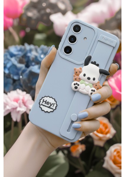 Samsung Galaxy A05S Uyumlu Kılıf Mavi Renk 3D Figürlü Darbe Emici Yumuşak Silikon Kapak