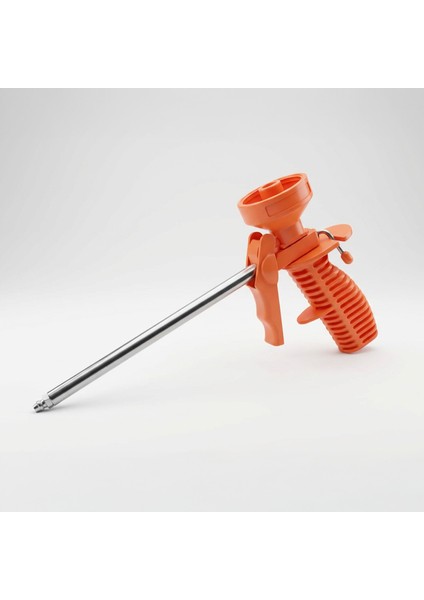 Turuncu Ergonomik Saplı Metal Uçlu Köpük Tabanca Hassas Uygulama Için Profesyonel Köpük Tabancası