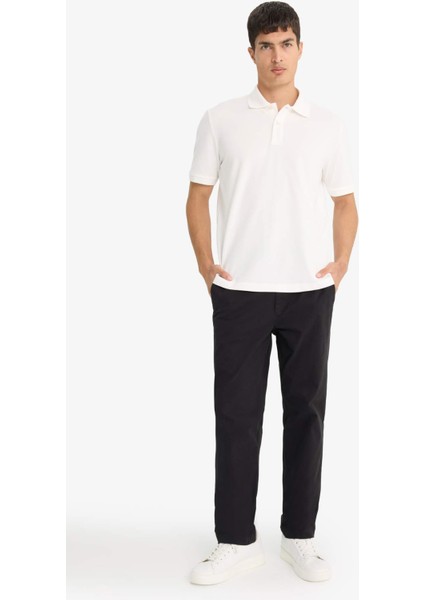 Regular Fit Polo Yaka Pike Kısa Kollu Tişört E9504AX25SM