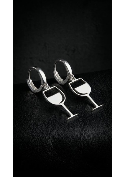 Kadeh Gümüş Küpe indirimleri