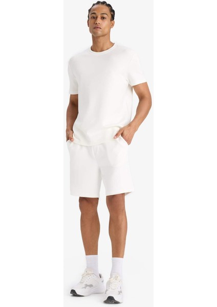 Standart Fit Modal Sporcu Kısa Paça Şort F8393AX25AU