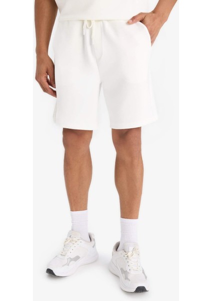 Standart Fit Modal Sporcu Kısa Paça Şort F8393AX25AU