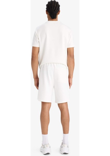 Standart Fit Modal Sporcu Kısa Paça Şort F8393AX25AU