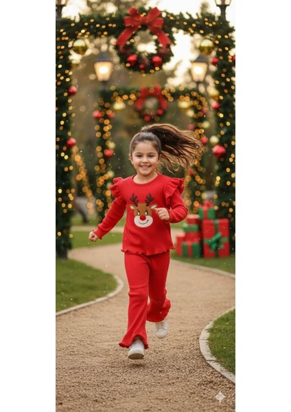 Yılbaşı Noel Geyikli Takım