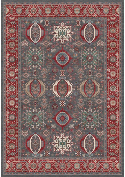 Türkmen Gloria Klasik TD1883-03 Halı Kilim Kaymaz Taban Yıkanabilir Salon Mutfak Kesme Yolluk