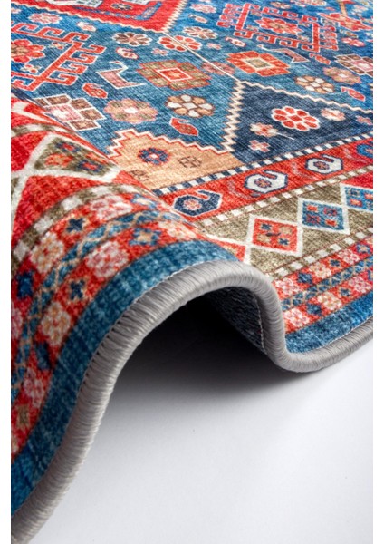 Türkmen Gloria Klasik TD1858 Halı Kilim Kaymaz Taban Yıkanabilir Salon Mutfak Kesme Yolluk fırsatları