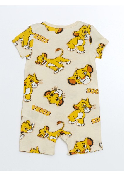 Yeni Sezon Simba Baskılı Erkek Bebek Çıtçıtlı Tulum 2'li Takım indirimleri