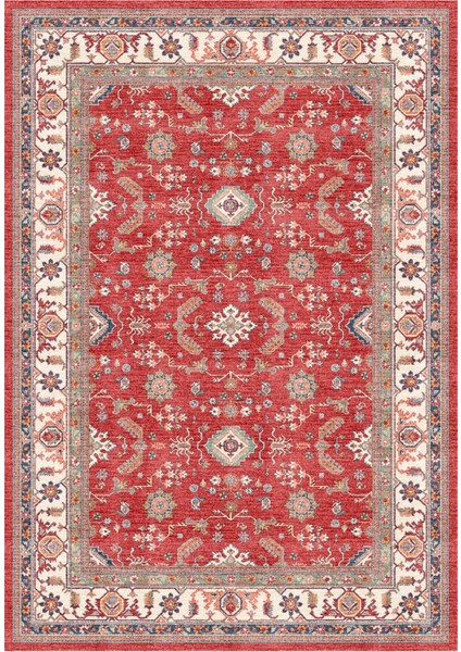 Türkmen Gloria Klasik TD1852 Halı Kilim Kaymaz Taban Yıkanabilir Salon Mutfak Kesme Yolluk