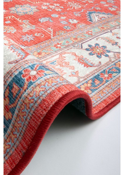 Türkmen Gloria Klasik TD1852 Halı Kilim Kaymaz Taban Yıkanabilir Salon Mutfak Kesme Yolluk fırsatları