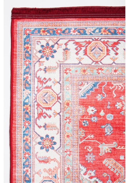 Türkmen Gloria Klasik TD1852 Halı Kilim Kaymaz Taban Yıkanabilir Salon Mutfak Kesme Yolluk indirimleri