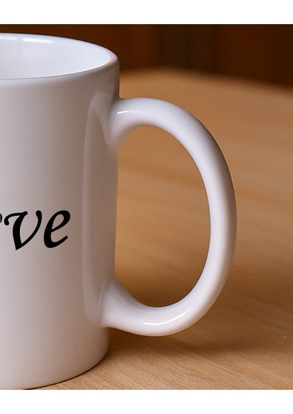 Beyaz Kupa Bardak (Believe)