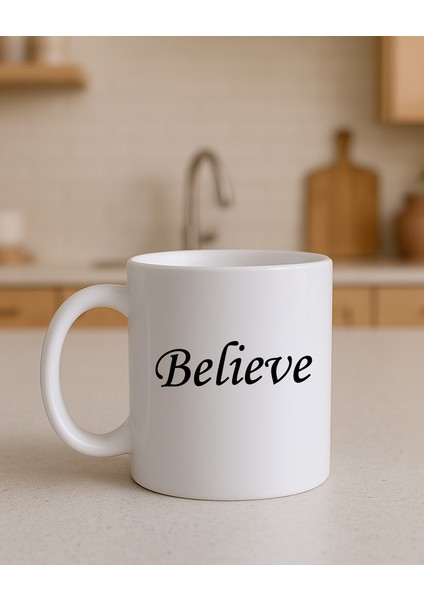 Beyaz Kupa Bardak (Believe) modelleri