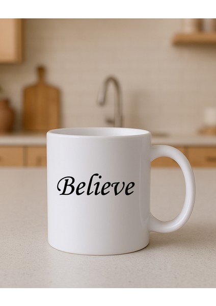 Beyaz Kupa Bardak (Believe) fırsatları