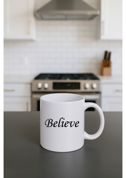 Beyaz Kupa Bardak (Believe) indirimleri