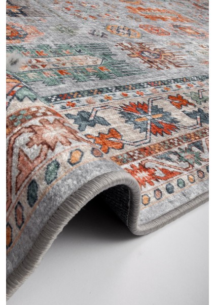 Türkmen Gloria Klasik TD1888-01 Halı Kilim Kaymaz Taban Yıkanabilir Salon Mutfak Kesme Yolluk fırsatları