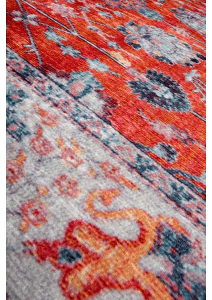 Türkmen Gloria Klasik TD1983 Halı Kilim Kaymaz Taban Yıkanabilir Salon Mutfak Kesme Yolluk fiyatları