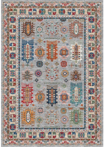 Türkmen Gloria Klasik TD1888-01 Halı Kilim Kaymaz Taban Yıkanabilir Salon Mutfak Kesme Yolluk