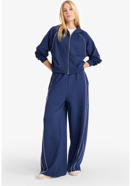 Coool Beli Lastikli Wide Leg Eşofman Altı