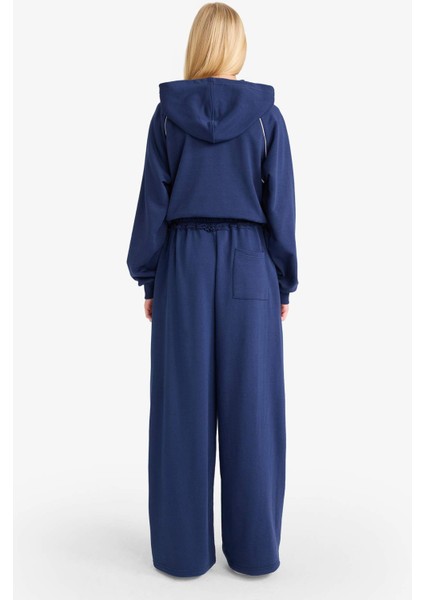 Coool Beli Lastikli Wide Leg Eşofman Altı