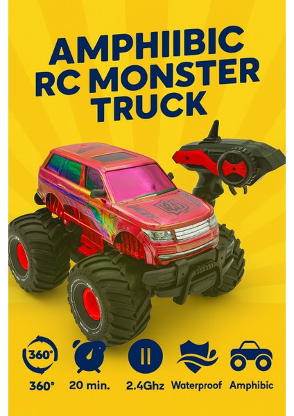Amphibic Rc Monster Truck