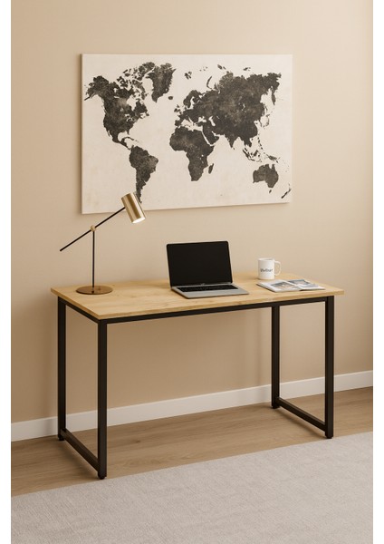 Çalışma Masası Bilgisayar Masası Ofis Masası - 120X60 - Meşe