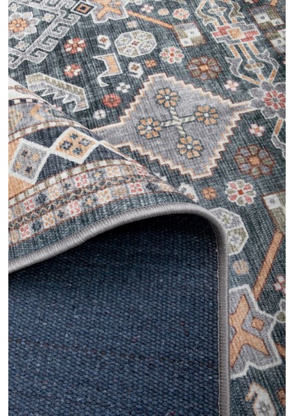 Türkmen Gloria Klasik TD1854-01 Halı Kilim Kaymaz Taban Yıkanabilir Salon Mutfak Kesme Yolluk indirimleri