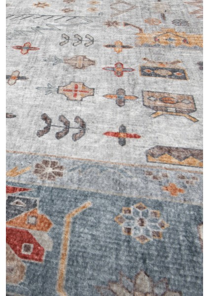 Türkmen Gloria Klasik TD1899-01 Halı Kilim Kaymaz Taban Yıkanabilir Salon Mutfak Kesme Yolluk fiyatları