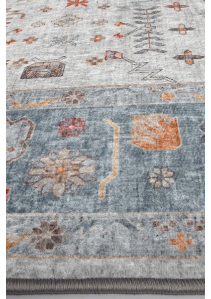 Türkmen Gloria Klasik TD1899-01 Halı Kilim Kaymaz Taban Yıkanabilir Salon Mutfak Kesme Yolluk modelleri