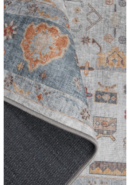 Türkmen Gloria Klasik TD1899-01 Halı Kilim Kaymaz Taban Yıkanabilir Salon Mutfak Kesme Yolluk indirimleri