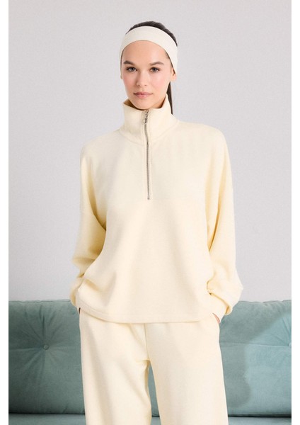 Modal Kapüşonlu Sweatshirt G0069AX25WN