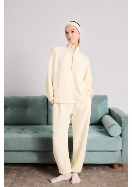 Modal Kapüşonlu Sweatshirt G0069AX25WN