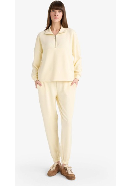 Modal Kapüşonlu Sweatshirt G0069AX25WN