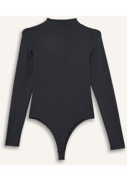 Yarım Balıkçı Yaka Uzun Kollu Çıtçıtlı Body F9242AX25AU