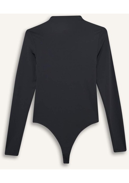 Yarım Balıkçı Yaka Uzun Kollu Çıtçıtlı Body F9242AX25AU