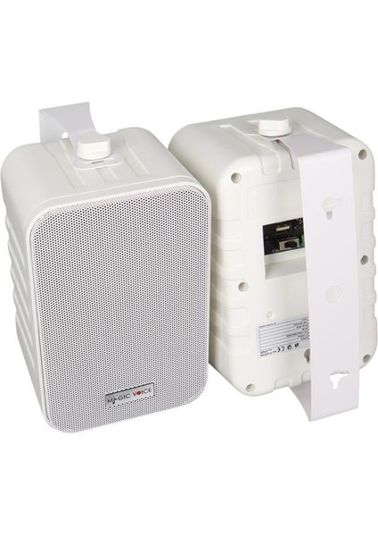 F-LHY4A 4" (10 Cm) Hat Trafolu Duvar Tipi Sütun Hoparlör (10W Rms / 150W Peak - Mp3 USB Uyumlu) Çiftli Takım Set - Beyaz fiyatları